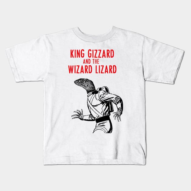 KING GIZZARD and the LIZARD WIZARD Kids T-Shirt by Stubbs Letterpress